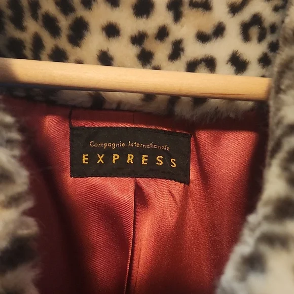 Vintage Compagnie Internationale Express Faux Fur Coat - Picture 2 of 9